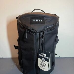 YETI Black Ranchero Backpack